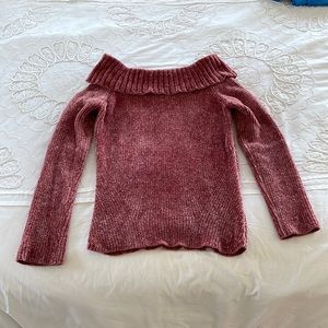 Off the shoulder sweater
